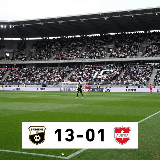 Schwarz-Weiß Bregenz vs Austria Lustenau: Kết quả giao hữu 1-1