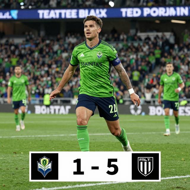 Seattle Sounders thảm bại 1-5 trước Portland Timbers ngay tại Lumen Field
